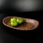 Elite Global Solutions M1693OV-SEQ Sequoia 2.8 Qt. Oval Wood Grain Melamine Serving Bowl Elite Global Solutions M1693OV-SEQ Sequoia 2.8 Qt. Oval Wood Grain Melamine Serving Bowl