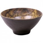 Elite Global Solutions M1693OV-SEQ Sequoia 2.8 Qt. Oval Wood Grain Melamine Serving Bowl Elite Global Solutions M1693OV-SEQ Sequoia 2.8 Qt. Oval Wood Grain Melamine Serving Bowl
