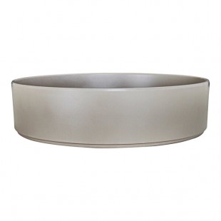 Cal-Mil Hudson 72 oz. Ash Raised Rim Melamine Bowl - 6/Case Cal-Mil Hudson 72 oz. Ash Raised Rim Melamine Bowl - 6/Case