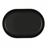 Cal-Mil Oslo 142 oz. Black Round Melamine Serving Bowl Cal-Mil Oslo 142 oz. Black Round Melamine Serving Bowl