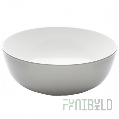 Elite Global Solutions M15R6NW Classics Display White 12.5 Qt. Large Round Bowl
