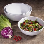 Elite Global Solutions M15R6NW Classics Display White 12.5 Qt. Large Round Bowl