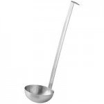 Choice 1.5 oz. One-Piece Stainless Steel Ladle