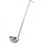 Choice 1.5 oz. One-Piece Stainless Steel Ladle