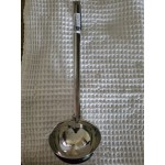 Choice 1.5 oz. One-Piece Stainless Steel Ladle