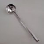 Choice 1.5 oz. One-Piece Stainless Steel Ladle