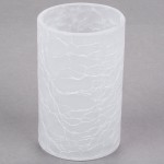 Sterno 80278 Frost Crackle One Piece Glass Liquid Candle Holder Sterno 80278 Frost Crackle One Piece Glass Liquid Candle Holder