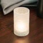 Sterno 80278 Frost Crackle One Piece Glass Liquid Candle Holder Sterno 80278 Frost Crackle One Piece Glass Liquid Candle Holder