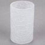 Sterno 80278 Frost Crackle One Piece Glass Liquid Candle Holder Sterno 80278 Frost Crackle One Piece Glass Liquid Candle Holder