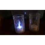 Sterno 80278 Frost Crackle One Piece Glass Liquid Candle Holder Sterno 80278 Frost Crackle One Piece Glass Liquid Candle Holder