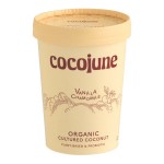 Cocojune Dairy-Free Vanilla Chamomile Coconut Cultured Yogurt Alternative 16 oz. - 8/Case