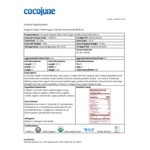 Cocojune Dairy-Free Vanilla Chamomile Coconut Cultured Yogurt Alternative 16 oz. - 8/Case