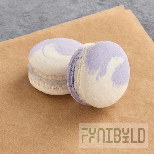 Macaron Centrale Vegan Butterfly Pea Macaron - 24/Case
