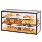 Cal-Mil 3907-84 Sierra Bronze Metal and Rustic Pine Full Size Chafer with Lid - 22 Cal-Mil 3907-84 Sierra Bronze Metal and Rustic Pine Full Size Chafer with Lid - 22