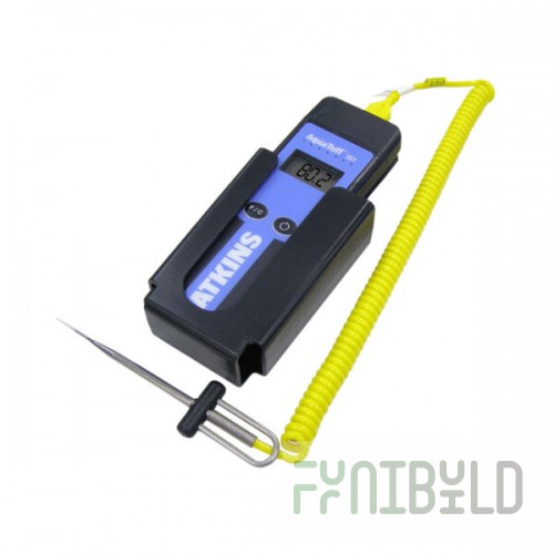 Cooper-Atkins 94003-K AquaTuff Waterproof Type-K Thermocouple Thermometer Kit with MicroNeedle Probe and Wall-Mount Bracket
