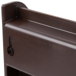 Vollrath 4841-01 Traex® Brown Self-Serve Condiment Bin Stand Set with 2-Tier Stand and 11 1/4