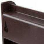Vollrath 4841-01 Traex® Brown Self-Serve Condiment Bin Stand Set with 2-Tier Stand and 11 1/4