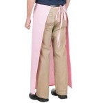 Intedge Pink Poly-Cotton Bistro Apron with 2 Pockets - 38 Intedge Pink Poly-Cotton Bistro Apron with 2 Pockets - 38