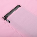 Intedge Pink Poly-Cotton Bistro Apron with 2 Pockets - 38 Intedge Pink Poly-Cotton Bistro Apron with 2 Pockets - 38