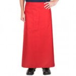 Intedge Pink Poly-Cotton Bistro Apron with 2 Pockets - 38 Intedge Pink Poly-Cotton Bistro Apron with 2 Pockets - 38