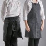 Choice Kelly Green Poly-Cotton Adjustable Bib Apron with 2 Pockets - 32