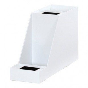 Cal-Mil Classic 2-Tier White Plastic Airpot Stand 360-2-15