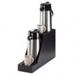 Cal-Mil Classic 2-Tier White Plastic Airpot Stand 360-2-15 Cal-Mil Classic 2-Tier White Plastic Airpot Stand 360-2-15