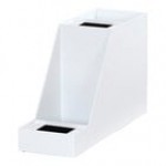 Cal-Mil Classic 2-Tier White Plastic Airpot Stand 360-2-15 Cal-Mil Classic 2-Tier White Plastic Airpot Stand 360-2-15