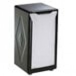 San Jamar H900BK Tallfold Two-Sided Tabletop Napkin Dispenser - Black San Jamar H900BK Tallfold Two-Sided Tabletop Napkin Dispenser - Black