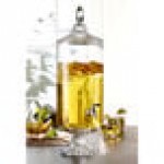 The Jay Companies 210142-GB 2 Gallon Westchester Optic Glass Beverage Dispenser