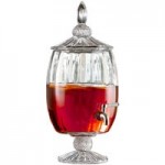 The Jay Companies 210142-GB 2 Gallon Westchester Optic Glass Beverage Dispenser