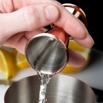 Barfly® M37001CP 20 mL & 40 mL (0.68 oz. & 1.35 oz.) Copper-Plated Japanese Style Jigger