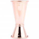 Barfly® M37001CP 20 mL & 40 mL (0.68 oz. & 1.35 oz.) Copper-Plated Japanese Style Jigger