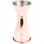Barfly® M37001CP 20 mL & 40 mL (0.68 oz. & 1.35 oz.) Copper-Plated Japanese Style Jigger