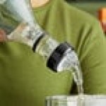 Choice 1.25 oz. 3-Ball Measured Liquor Pourer with Collar - 12/Pack