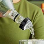 Choice 1.25 oz. 3-Ball Measured Liquor Pourer with Collar - 12/Pack