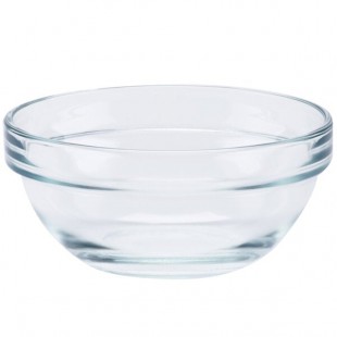 Arcoroc E9155 Stackable 1.25 oz. Glass Ingredient Bowl by Arc Cardinal - 36/Case