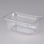 Vollrath 8044410 Super Pan® 1/4 Size Clear Polycarbonate Food Pan - 4
