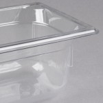 Vollrath 8044410 Super Pan® 1/4 Size Clear Polycarbonate Food Pan - 4