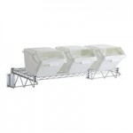 Baker's Lane Set of (4) 2.6 Gallon / 40 Cup Ingredient Shelf Bins with 6 Label Sheets