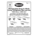 Hatco CWBP-4 Four Pan Drop-In Refrigerated Cold Food Well with Drain - 120V Hatco CWBP-4 Four Pan Drop-In Refrigerated Cold Food Well with Drain - 120V