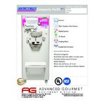 Coldelite Compacta Vario 12 Elite 20 Quart Horizontal Batch Freezer with Pasteurizer - 208-230V, 3 Phase