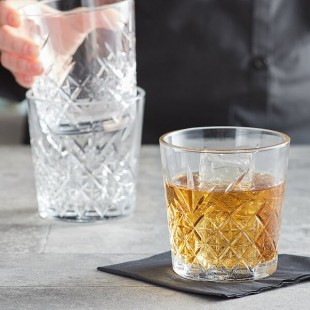 Pasabahce Timeless Vintage from Steelite International 12 oz. Stackable Fully Tempered Rocks / Old Fashioned Glass - 12/Case Pasabahce Timeless Vintage from Steelite International 12 oz. Stackable Fully Tempered Rocks / Old Fashioned Glass - 12/Case