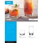 Acopa Cube 14 oz. Beverage Glass - 12/Case Acopa Cube 14 oz. Beverage Glass - 12/Case