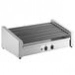 Avantco RG1850T 50 Slanted Hot Dog Roller Grill with 11 Non-Stick Rollers - 120V, 1460W