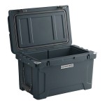 CaterGator CG45CHR Charcoal 45 Qt. Rotomolded Outdoor Cooler / Ice Chest