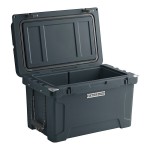 CaterGator CG45CHR Charcoal 45 Qt. Rotomolded Outdoor Cooler / Ice Chest