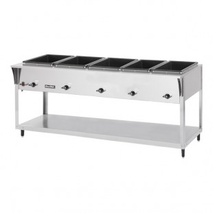 Vollrath 38205 ServeWell® SL Electric Five Pan Hot Food Table 120V - Sealed Well
