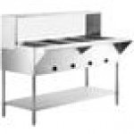 Avantco STE-5S Five Pan Open Well Electric Steam Table with Undershelf - 208/240V, 3750W Avantco STE-5S Five Pan Open Well Electric Steam Table with Undershelf - 208/240V, 3750W