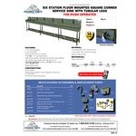 Advance Tabco 19-18-120FV 16-Gauge Multi-Station Hand Sink with 8 Advance Tabco 19-18-120FV 16-Gauge Multi-Station Hand Sink with 8
